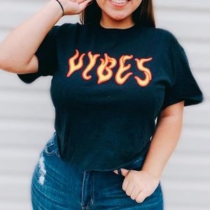 Rue 21 / Flame vibes / crop top